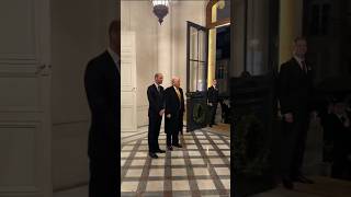 Prince William meets US Presidentelect Donald Trump at NotreDame reopening [upl. by Hirsh706]