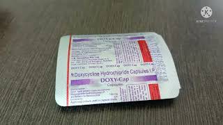 Doxycycline hydrochloride Capsule ip 100 mg uses in Hindi  doxycap capsule 100mg uses in hindi [upl. by Aivonas]