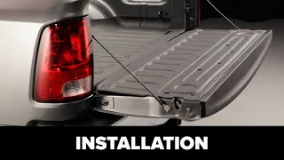 Dodge WeatherTech TechLiner Tailgate Installation Video [upl. by Lolande]