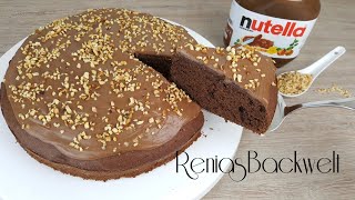 Einfach amp Lecker Nutella Kuchen [upl. by Akerehs]