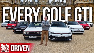 Every generation of VW Golf GTI which is best of all  Auto Express [upl. by Aitam155]