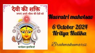 Navratri mahotsav 61024 nritya natika bramhakumaris [upl. by Willet586]