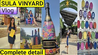 sula Vinyardnashik vine manufacturing sula vine vineyard vlog vlogger vlogging neekharas [upl. by Nalyt]