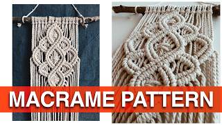 Tutorial Macrame NEW boho pattern [upl. by Winograd]