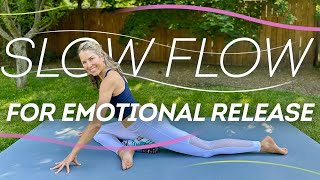 15Minute Hip Spine and Pelvic Slow Flow for Emotional Release [upl. by Meghann]