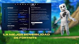 LA MEJOR SENSIBILIDAD DE FORTNITE EN MANDO ACTUALMENTE [upl. by Eignav]