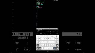 Running fortran on Termux on Android mobile phone [upl. by Rowe520]