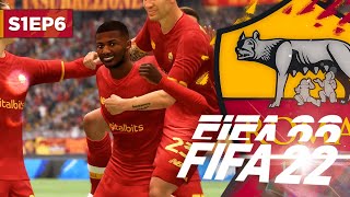 MAITLANDNILES SCORES HIS FIRST GOAL  FIFA 22 ROMA CAREER MODE S1E6 [upl. by Ahserak]