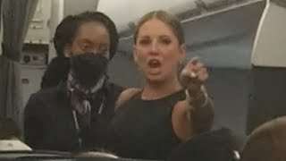 American Airlines “Not Real” Lady Full Footage [upl. by Niawat455]