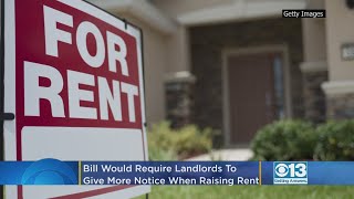 Landlords Could Be Required To Give More Notice When Raising Rent [upl. by Ayotyal473]