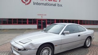 741042 BMW 850I E31 COUPE AUT 50L 051991 SILVER 299HP 168086KM LHD [upl. by Ahsiatal]