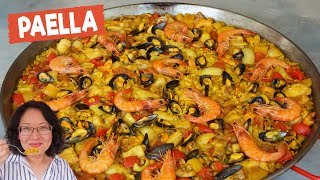 PAELLA poulet et fruits de mer  Comment la réussir avec un maximum de gout [upl. by Atinuj]