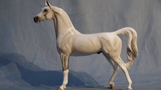 Painting a Model Horse  Fleabitten Grey Tutorial [upl. by Adnolahs]