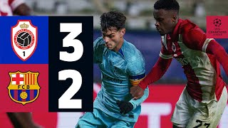 HIGHLIGHTS  ANTWERP 3 vs 2 FC BARCELONA  UEFA CHAMPIONS LEAGUE 202324 [upl. by Astto]