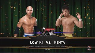 KENTA vs Low Ki  WWE 2K23 [upl. by Altis121]