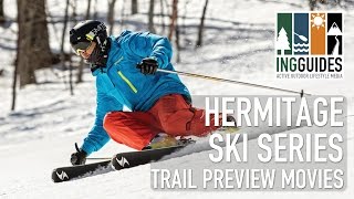 Hermitage Club quotThe Witchesquot Ski Trail Preview [upl. by Elledoj]