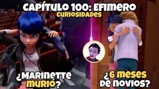 🧐 22 CURIOSIDADES OCULTAS del CAPÍTULO 100 Efimero  Ephemeral  Temporada 4 Miraculous Ladybug [upl. by Fitts948]