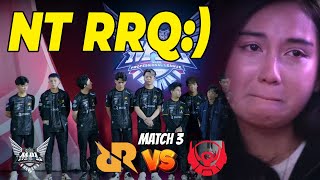 NT RRQ  RRQ VS BTR MATCH 3 MPL PLAYOFF [upl. by Nauwaj]