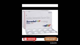 zerodol Sp Tab UsesShortVideo [upl. by Loleta]