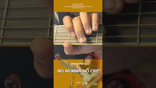 BOB MARLEY  NO WOMAN NO CRY  QUICK GUITAR TUTORIAL [upl. by Oatis]