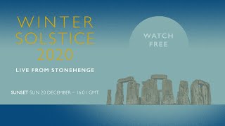 Sunset  Winter Solstice 2020 LIVE from Stonehenge [upl. by Meyer]