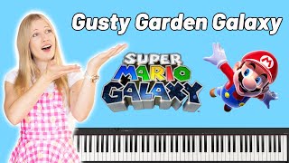 Gusty Garden Galaxy on piano Super Mario Galaxy [upl. by Eitsirc]