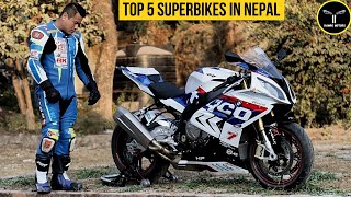 Top 5 SuperBikes in Nepal 2021 Fastest Edition [upl. by Anelam17]