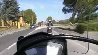 2010 Moto Morini Granpasso 1200 first ride [upl. by Ecneps661]