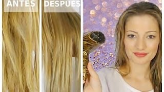 ¿Cabello seco encrespado y sin vida Tratamiento Infusion Gold AB de Keratina Conociendo a TAHE [upl. by Derfnam193]