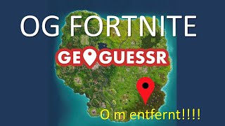 Ich erate ALLES in OG Fortnite Geoguesser [upl. by Zilada]