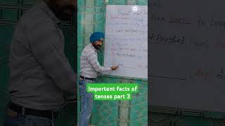 Important facts of tenses part 3  tense samjho bilkul asaan tarike se tenses ko problem hogi khatm [upl. by Trubow]