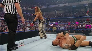 Shawn Michaels Defeats Batista Backlash 2008 [upl. by Ellivro]