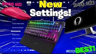 NEW BEST keyboard amp Mouse Settings  Sensitivity for Chapter 5 PS4PS5XboxPC [upl. by Ainahs748]