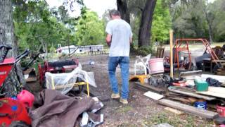 Briggs N stratton 55008500 watt generator cold start and demonstration [upl. by Elvina]