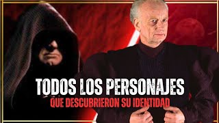 🤯 15 PERSONAJES de Star Wars que Descubrieron la Identidad Oculta de Palpatine como Darth Sidious [upl. by Hayalat]