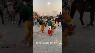 Esto es lo que están haciendo los aficionados mexicanos en Qatar shorts [upl. by Demodena]