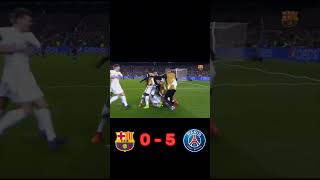 Barcelona VS PSG comeback 😮‍💨 fc kingucl barcelona psg messi neymar mbappe comeback fifa 🤑🤑 [upl. by Mcculloch]