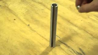 Spherical Magnet Through an Aluminum Tube Part 1 [upl. by Ogilvy]