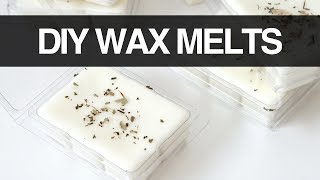 DIY Wax Melts  MO River Soap [upl. by Deane]