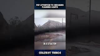 Terrible flood happened on the road😨  Craziest Things Part 67 viral trending shorts [upl. by Ellierim]