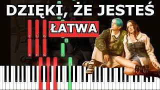 Dzięki że jesteś ŁATWA  Lanberry amp Tribbs  Piano Tutorial [upl. by Vallonia]