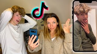 MOM REACTS TO MY TIKTOKS Pt2 Cringe [upl. by Gustav]