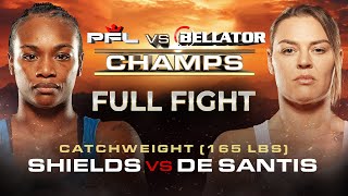 Claressa Shields vs Kelsey De Santis  PFL vs Bellator  Full Fight [upl. by Cathy273]