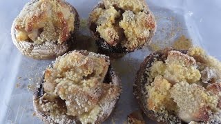 Recette de champignons farcis au boudin blanc [upl. by Nnahs343]