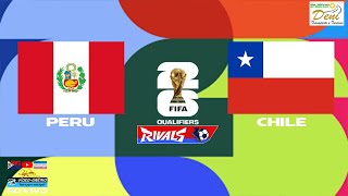 PERÚ vs CHILE  ELIMINATORIAS COPA 2026  JORNADA 11  EN VIVO Simulación en eFÚTBOL [upl. by Nahn228]