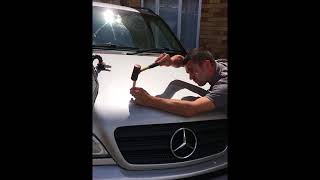 Learn how to remove a bonnet dent using Paintless Dent Repair techniques [upl. by Samala]