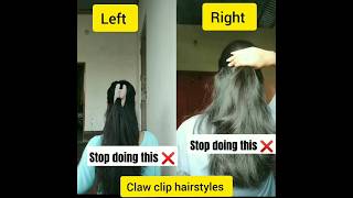 which one is the best claw clip hairstyles commenthairstylesshortvideohairtutorialhack [upl. by Holder748]