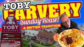 TOBY CARVERY SUNDAY ROAST REVIEW  A British Tradition  As Good as Your Mum Used to Make [upl. by Nylorac]