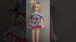 How to make dress for dolldiyshorts feedcuttingstitching [upl. by Faro]