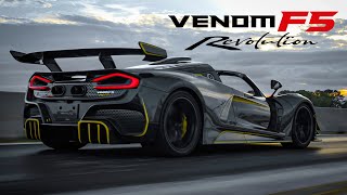 Venom F5 Revolution Roadster  Exposed Carbon Edition  World Premiere [upl. by Htyderem]